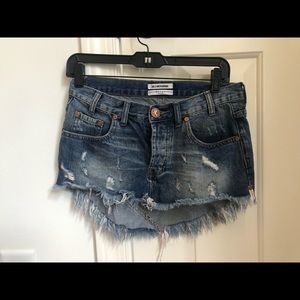 One teaspoon Bonita mini jean skirt